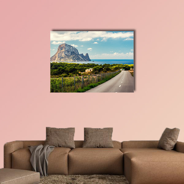 Road to the Cala d'Hort beach multi panel canvas wall art