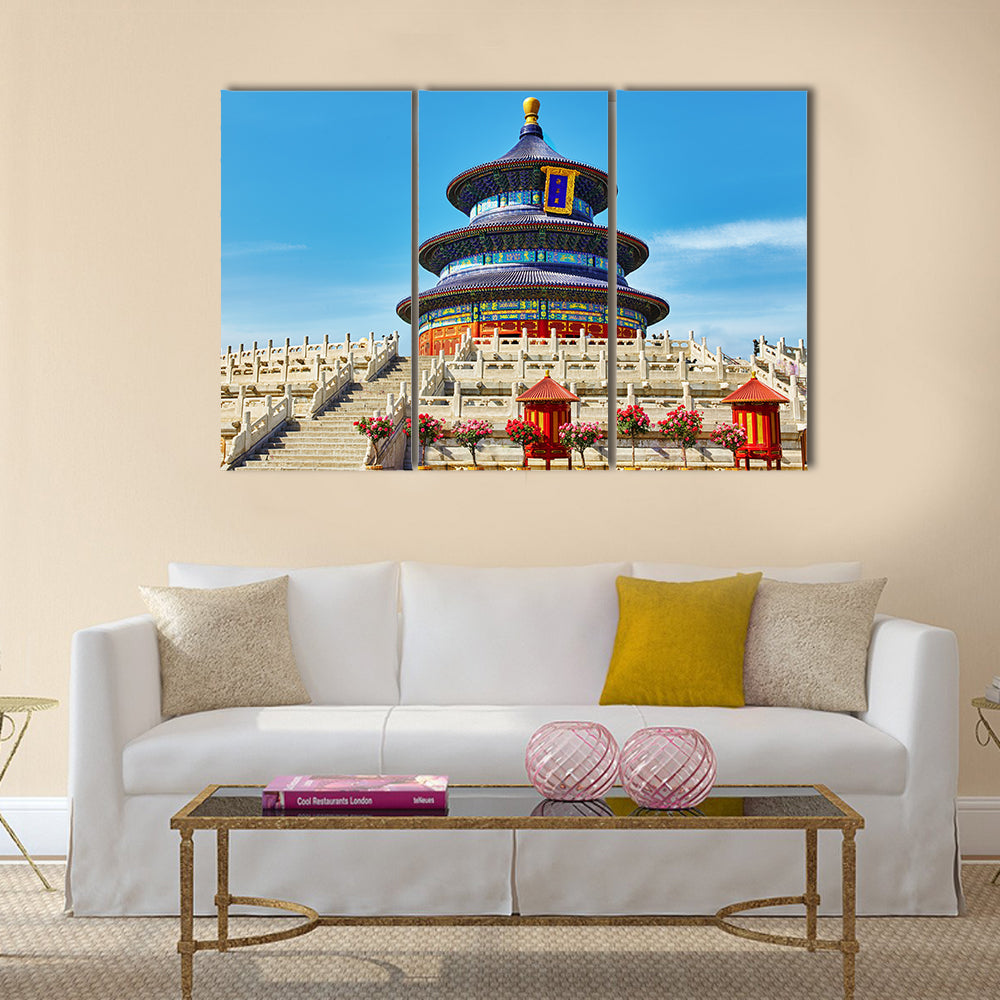 Beautiful Temple of Heaven in Beijing China , Multi Panel Wall Art