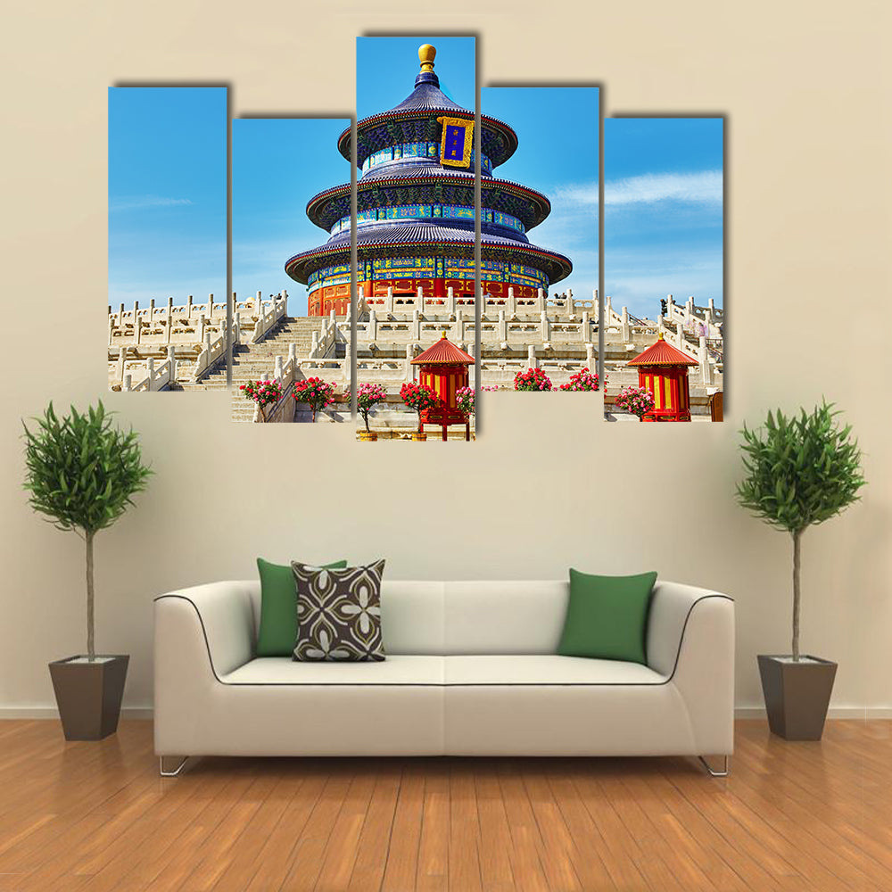 Beautiful Temple of Heaven in Beijing China , Multi Panel Wall Art