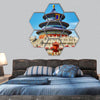 Temple of Heaven in Beijing, China hexagonal canvas wall art