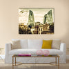 Flame Towers. A symbol of the new multi panel canvas wall art