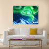 Northern Colorful lights ,aurora borealis Multi panel canvas wall art