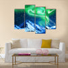 Northern Colorful lights ,aurora borealis Multi panel canvas wall art