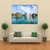 Beautiful scenery at Halong Bay North Vietnam Multi panel canvas wall art