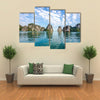 Beautiful scenery at Halong Bay North Vietnam Multi panel canvas wall art