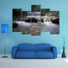 Tropical Rain Forest with Waterfall at Sungai Liam, Malaysia, Asia multi panel canvas wall art