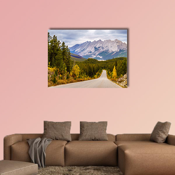 Colin Mountain Range seen from Maligne Lake Road in Jasper wall art