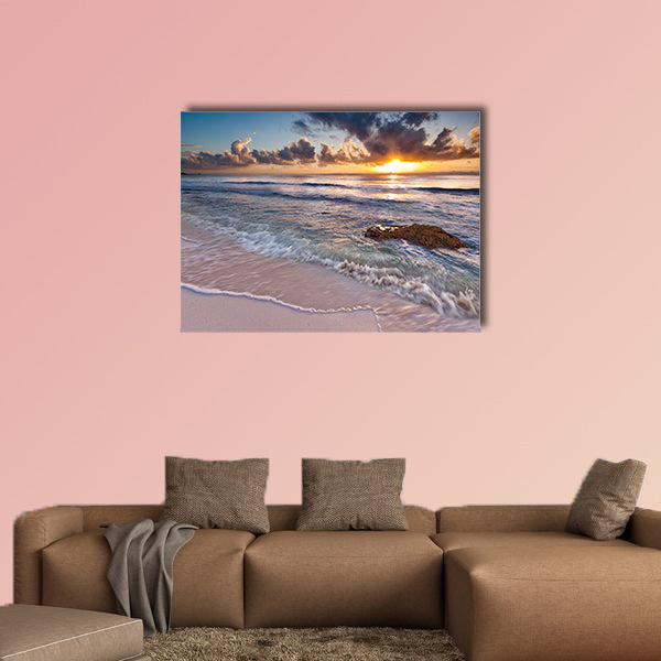 Caribbean Sunrise near Playa del Carmen, Riviera Maya, Mexico wall art