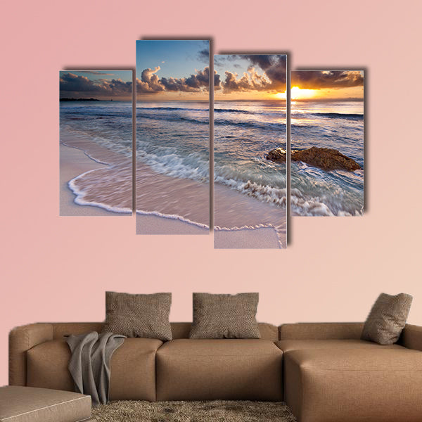 Caribbean Sunrise near Playa del Carmen, Riviera Maya, Mexico wall art