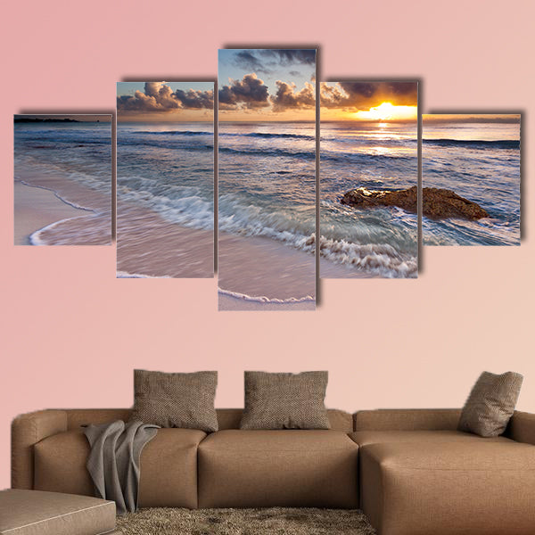 Caribbean Sunrise near Playa del Carmen, Riviera Maya, Mexico wall art
