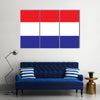 Vector of Netherlands Flag Multi panel canvas wall art