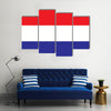 Vector of Netherlands Flag Multi panel canvas wall art