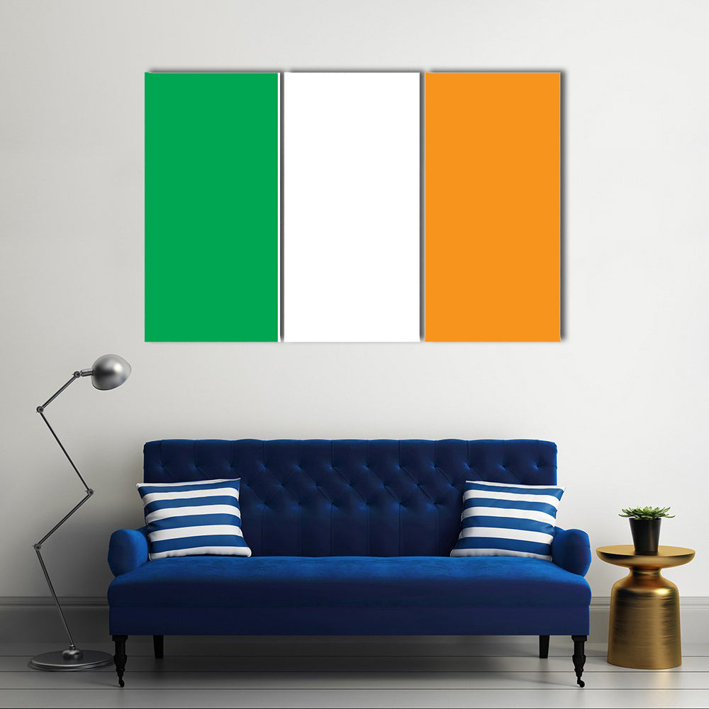 Beautiful Ireland Flag Multi Panel Canvas Wall Art