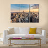 New York City midtown skyline multi panel canvas wall art