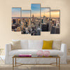 New York City midtown skyline multi panel canvas wall art