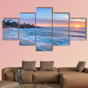 Magnificent sunset in La Jolla California Multi panel canvas wall art