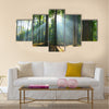 Morning in the forest multi panel canvas wall art