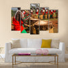 Gishora drummer in Burundi Multi panel canvas wall art