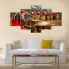 Gishora drummer in Burundi Multi panel canvas wall art