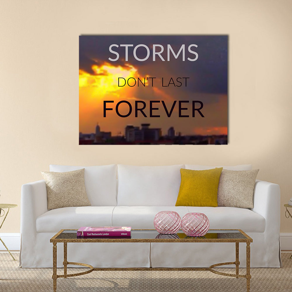 Inspirational quote Multi Panel Canvas Wall Art