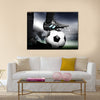 Beautiful view of Soccer Multi panel canvas wall art