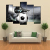 Beautiful view of Soccer Multi panel canvas wall art