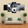 Beautiful view of Soccer Multi panel canvas wall art