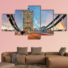 London, Tower Bridge multi panel canvas wall art