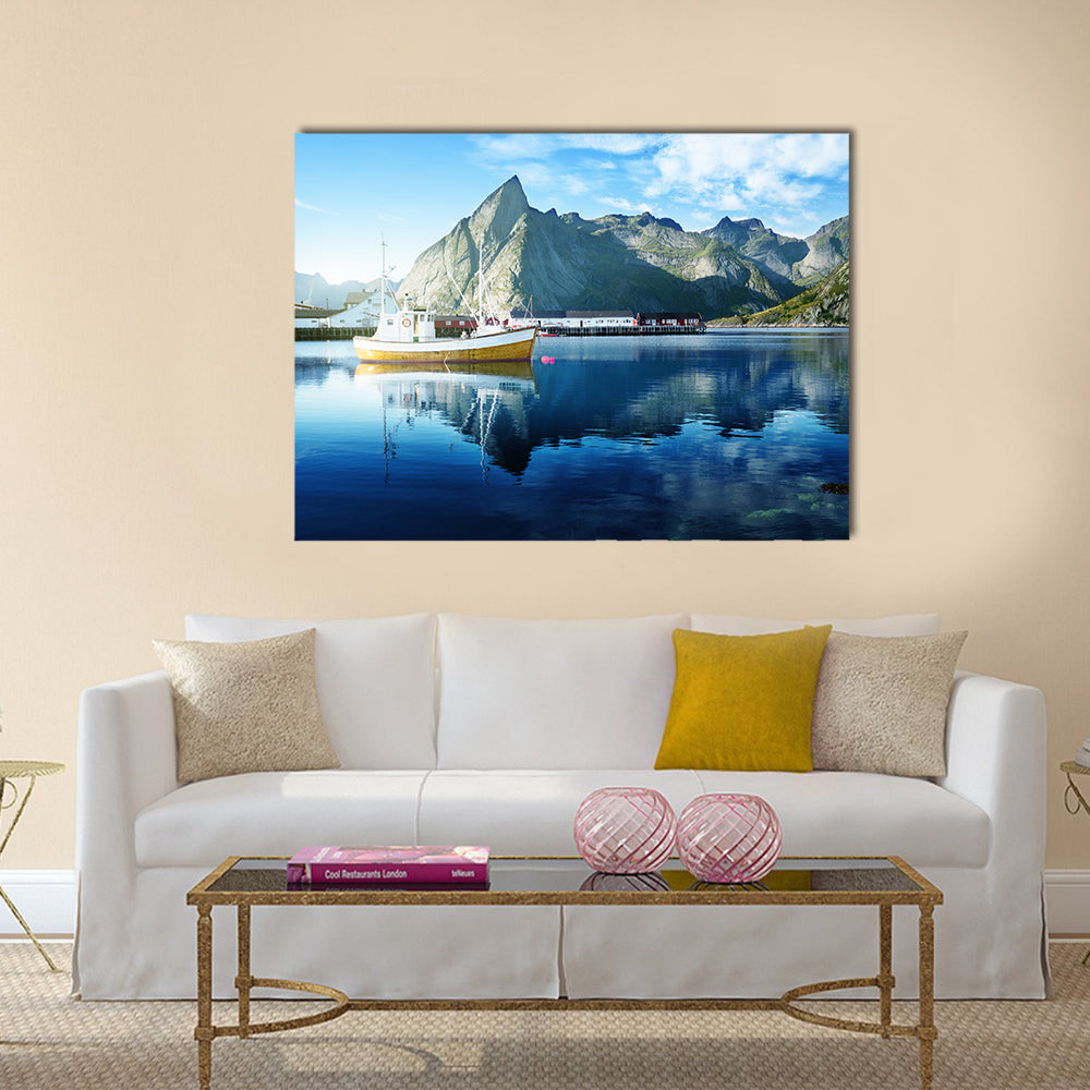 Reine Lofoten islands Norway multi panel canvas wall art