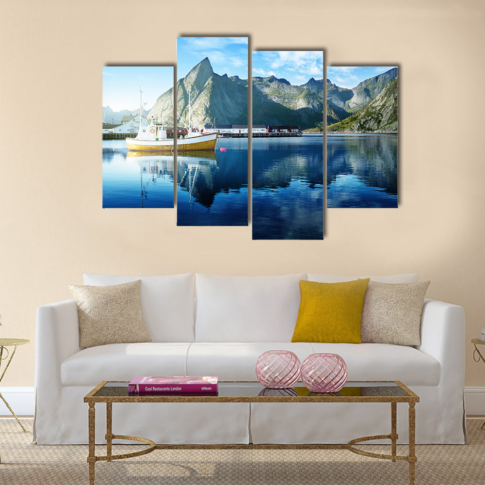 Reine Lofoten islands Norway multi panel canvas wall art