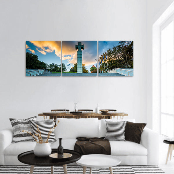 Freedom Square, in Tallinn panoramic canvas wall art