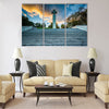 The War of Independence Victory Column at sunset Multi panel canvas wall art