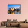 Singapore skyline at the Marina during twilight multi panel canvas wall art