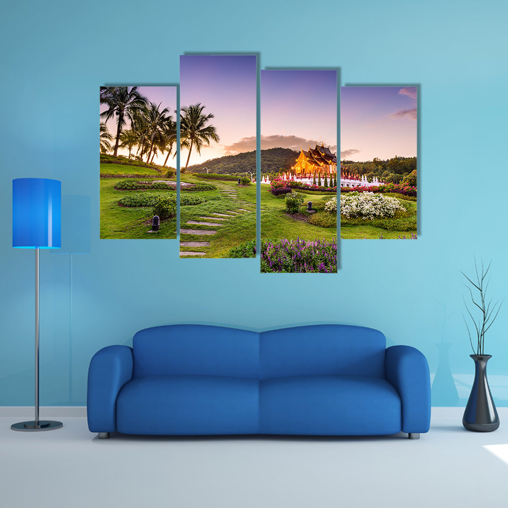 Chiang Mai, Thailand at Royal Flora Ratchaphruek Park multi panel canvas wall art