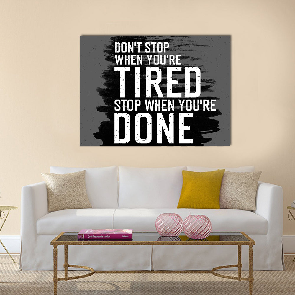Motivational poster Multi Panel Canvas Wall Art