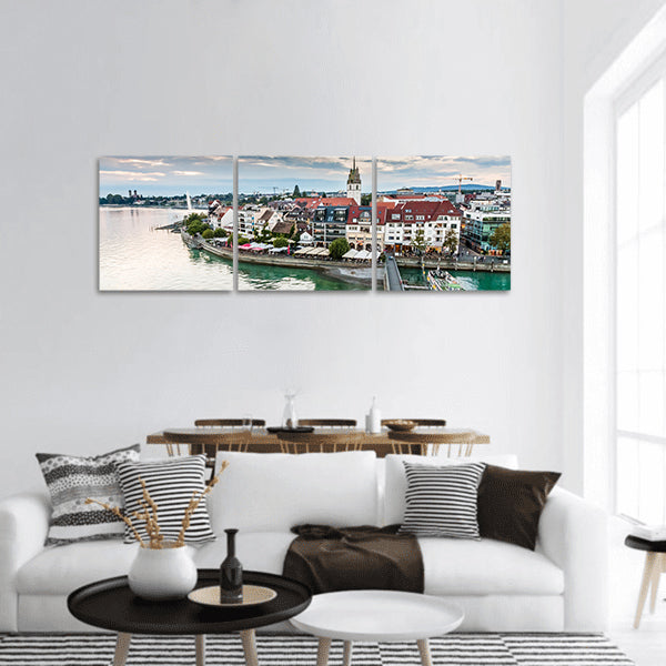 City-Friedrichshafen,Lake Constance ,Germany, Europe Panoramic Canvas Wall Art