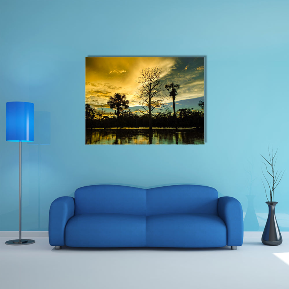 The elegance of the Amazon River Multi Panel Canvas Wall Art