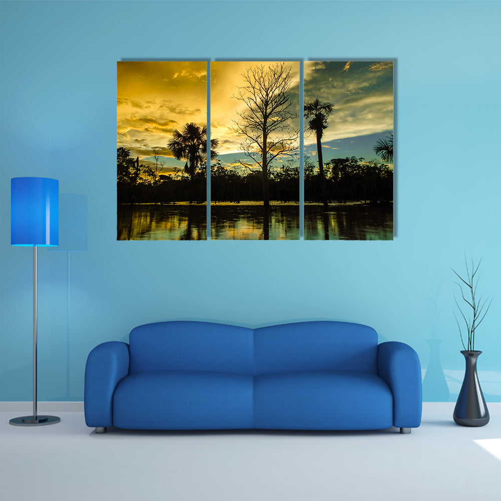 The elegance of the Amazon River Multi Panel Canvas Wall Art