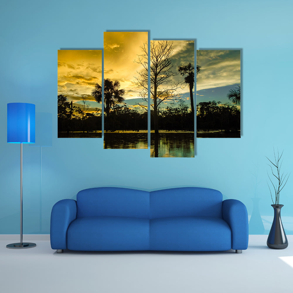 The elegance of the Amazon River Multi Panel Canvas Wall Art