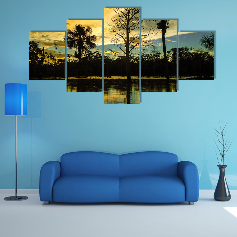 The elegance of the Amazon River Multi Panel Canvas Wall Art