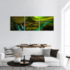 Waterfall Kirkjufellsfoss and churh, Landmark of Iceland Panoramic Canvas Wall Art