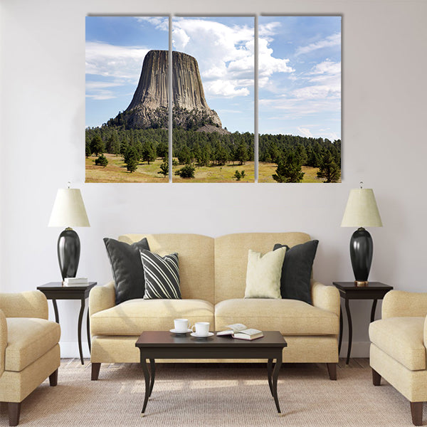 Devils Tower National Monument Multi panel canvas wall art