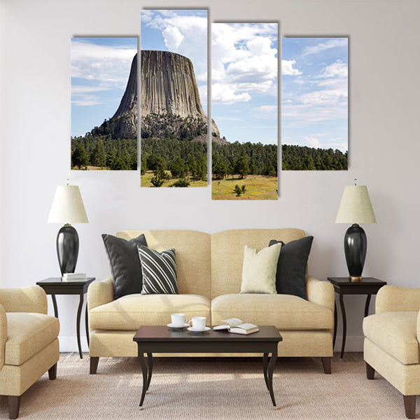 Devils Tower National Monument Multi panel canvas wall art