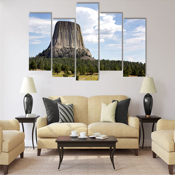 Devils Tower National Monument Multi panel canvas wall art