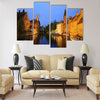 view of "Rozenhoedkaai" Brugge Belgium Multi panel canvas wall art