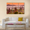 Bagan, Myanmar old temples Multi panel canvas wall art