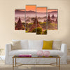 Bagan, Myanmar old temples Multi panel canvas wall art