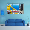 robotic hand machine tool at industrial manufacture factory multi panel canvas wall art