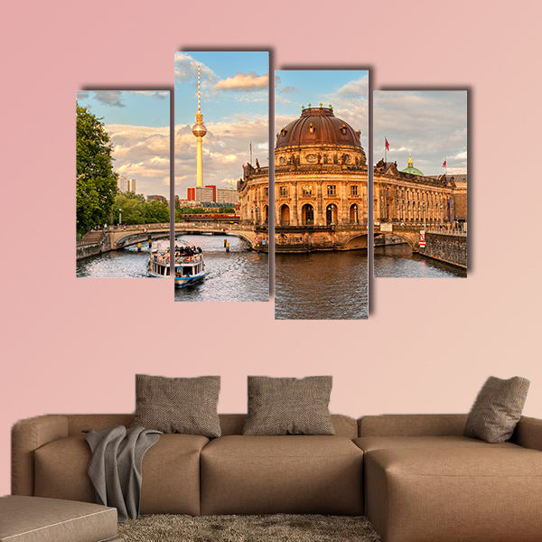 Museum Island on Spree River, Germany multi panel canvas wall art