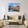 Cesky Krumlov, Czech Republic Multi Panel Canvas Wall Art